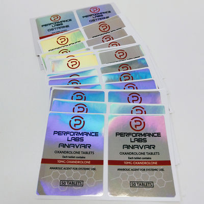 Steroid-Vial Labels-Antifälschung der Hologramm-Sicherheits-4x8cm