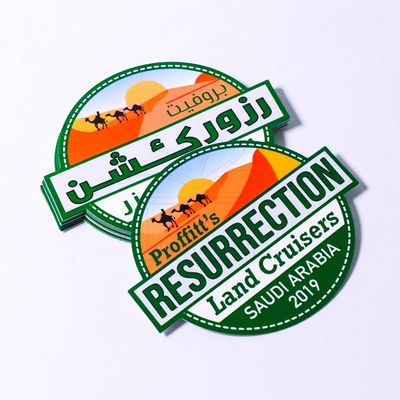 Weißer Aufkleber-UVbeweis-selbstklebende Vinylaufkleber der Parfümflasche-ISO9001