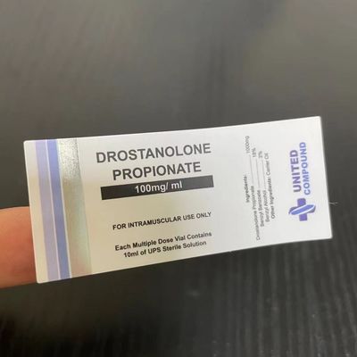 Flaschen-Aufkleber ISO9001 PMS Farbe26mm der Längen-30ml mit silberne Folien-Drucken