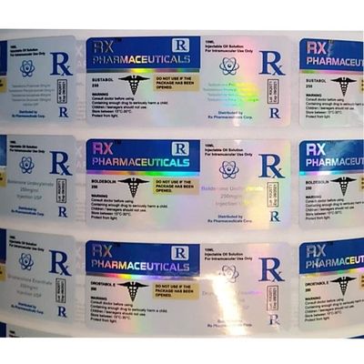 Hitzebeständiges Pantone färben pharmazeutische Flaschen-Aufkleber für Steroid-Einspritzung
