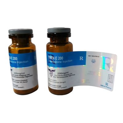 Selbstklebende silberne glatte lamellierte Breite 10ml Vial Labels 30mm