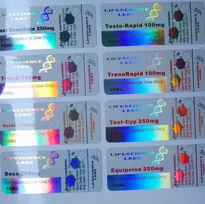 Soem-Medikations-Flaschen-Aufkleber, Papierhologramm-Aufkleber der sicherheits-80gsm