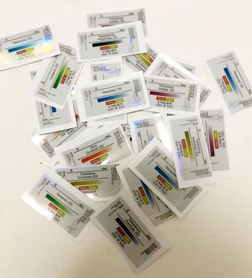 Wasserdichtes UVdruck6x3cm Glas Vial Labels For Medication