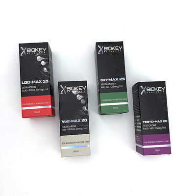 Flaschen-Verpackenkasten Pantone-Farbe 350gsm Art Paper 10ml für Medizin