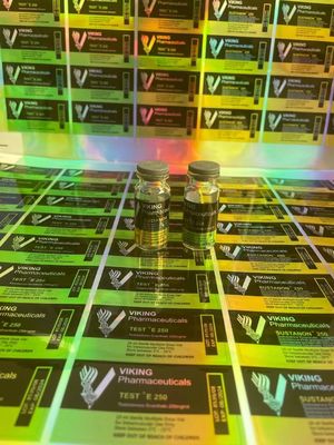 Farbgenehmigte pharmazeutische Steroid-Vial Labels ISO Art Papers CMYK