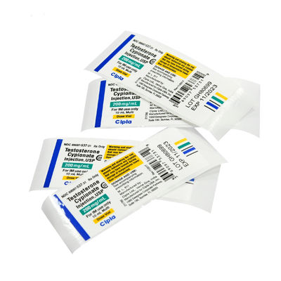Gefälschte Antiaufkleber der Flaschen-15ml, PMS färben wasserdichte Flaschen-Aufkleber
