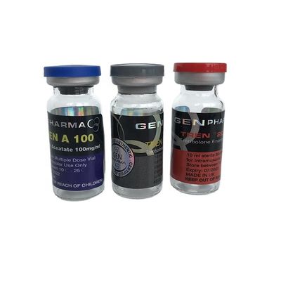 ganz eigenhändig geschrieber Aufkleber 25x60mm Steroid-Vial Labels Anti Fake Silvers