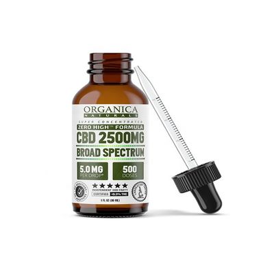 Vinyl-Papier Glas-Vial Labels, Offsetdruck Cbd-Flaschen-Aufkleber