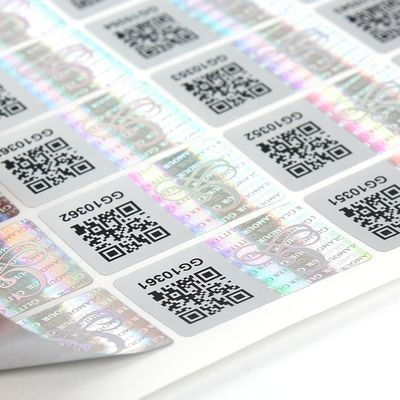 gefälschte Vial Label Strong Adhesive For-Dichtungs-Antikästen des Hologramm-3D