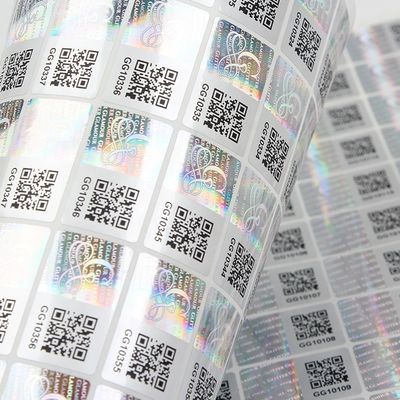 gefälschte Vial Label Strong Adhesive For-Dichtungs-Antikästen des Hologramm-3D