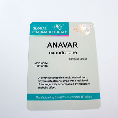 UVdruck3.6x7.5cm Sicherheits-Hologramm-Aufkleber für Tablettenfläschchen