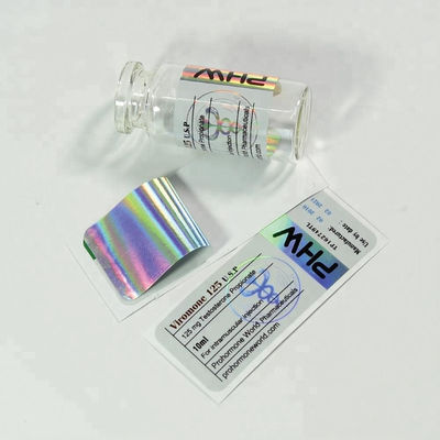 Glatte Laminierungs-Tablettenfläschchen-Aufkleber, 80mm breiter pharmazeutischer Vial Labels