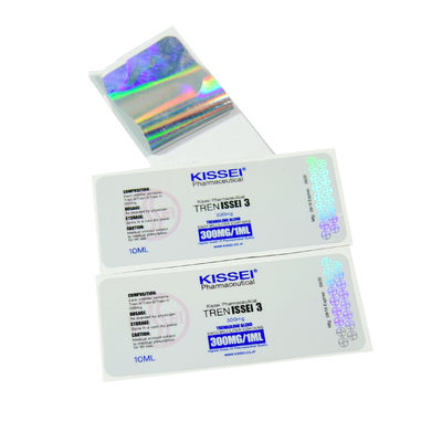 Breiten-Sicherheits-Hologramm-Aufkleber Oilproof 7.8cm für Medizin-Flasche