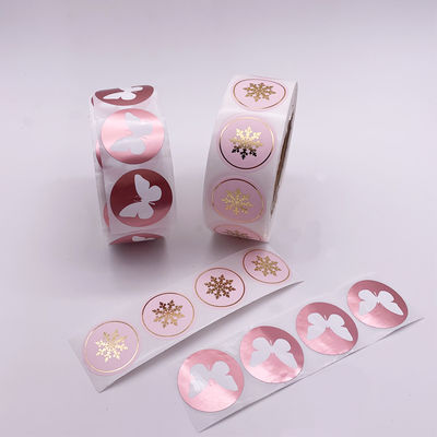 Soem-ultravioletter transparenter PVC-Vinylantiaufkleber mit Rose Gold Foil Stamping