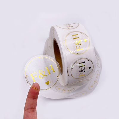 Ultravioletter prägeartiger Rose Gold Foil Stickers Strong Antikleber ISO