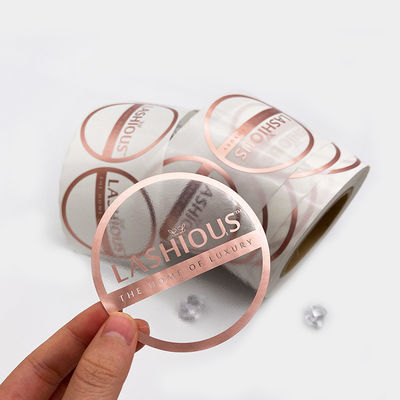 Ultravioletter prägeartiger Rose Gold Foil Stickers Strong Antikleber ISO