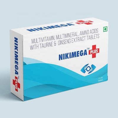 faltbare Kästen der Pappe400gsm, 8cm Höhen-medizinischer Verpackenkasten