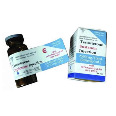 Wegwerf- Apotheken-Glas-Vial Labels With Spot-UVvollenden