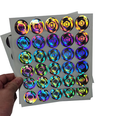 Ganz eigenhändig geschrieber Papierbesetzer-offensichtliche Aufkleber Lasers imprägniern Hologramm-Dichtungs-Aufkleber