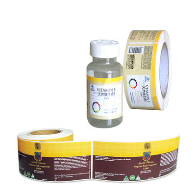 Stärke-Apotheken-Aufkleber-Aufkleber HAUSTIER Steroid-Vial Labelss 0.06mm