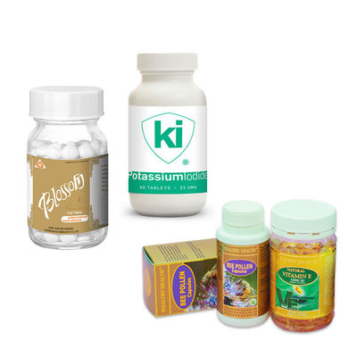 Stärke-Apotheken-Aufkleber-Aufkleber HAUSTIER Steroid-Vial Labelss 0.06mm
