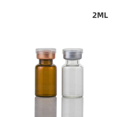 Kleine pharmazeutische Flasche der transparente Medizin-Glasphiolen-2ml
