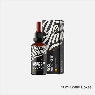 Imprägniern Sie 28mm breites Vial Packaging Box With Silver heißes Stempeln