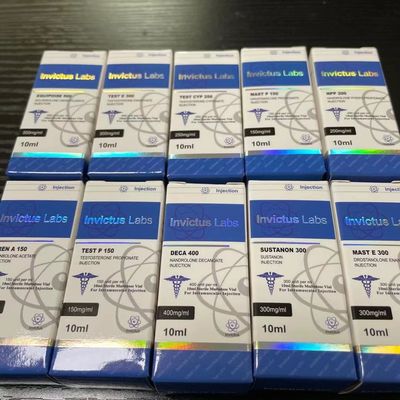 Silberne Verpackenkästen der Hologramm-Folien-10ml 20ml Steriod mit Glanz-hellem Film