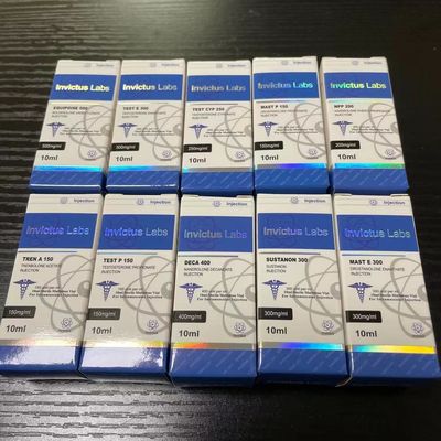 Silberne Verpackenkästen der Hologramm-Folien-10ml 20ml Steriod mit Glanz-hellem Film