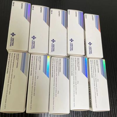 Winstrol-Tablets tapezieren das Kasten-Drucken und stempeln Silber-Folie, prägten Medizin-Pillen-Kästen