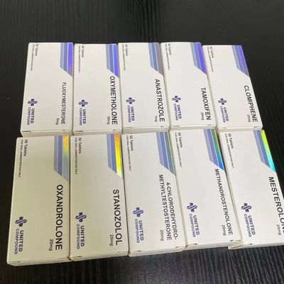 Winstrol-Tablets tapezieren das Kasten-Drucken und stempeln Silber-Folie, prägten Medizin-Pillen-Kästen